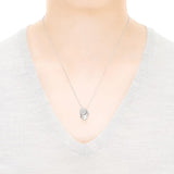 Mikimoto Les Pétales Place Vendôme 18ct White Gold Akoya Cultured Pearl and Diamond Pendant and Chain