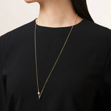 Mikimoto V Code 18ct Yellow Gold Akoya Cultured Pearl Pendant and Chain