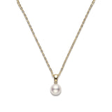 Mikimoto Classic 18ct Yellow Gold Akoya Cultured Pearl Pendant and Chain