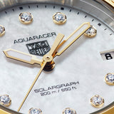 TAG Heuer Aquaracer Solargraph Steel and Yellow Gold Capped