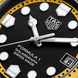 TAG Heuer Formula 1 Solargraph Steel with Black DLC Coating