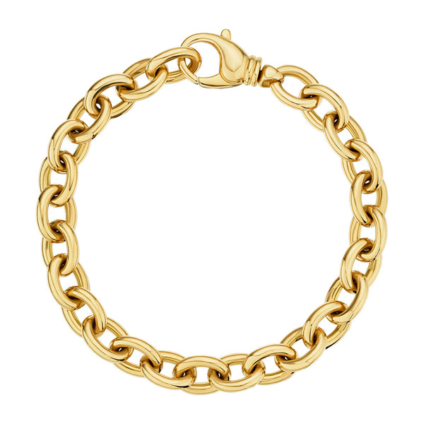 18ct Yellow Gold Chain Link Bracelet