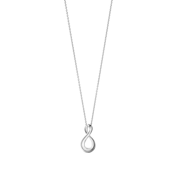 Georg Jensen Infinity Sterling Silver Pendant and Chain