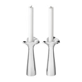Georg Jensen Bloom Botanica Stainless Steel Candleholders (Pair)
