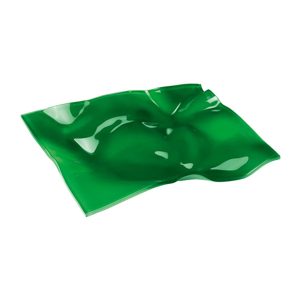 Georg Jensen Panton Green Glass Tray