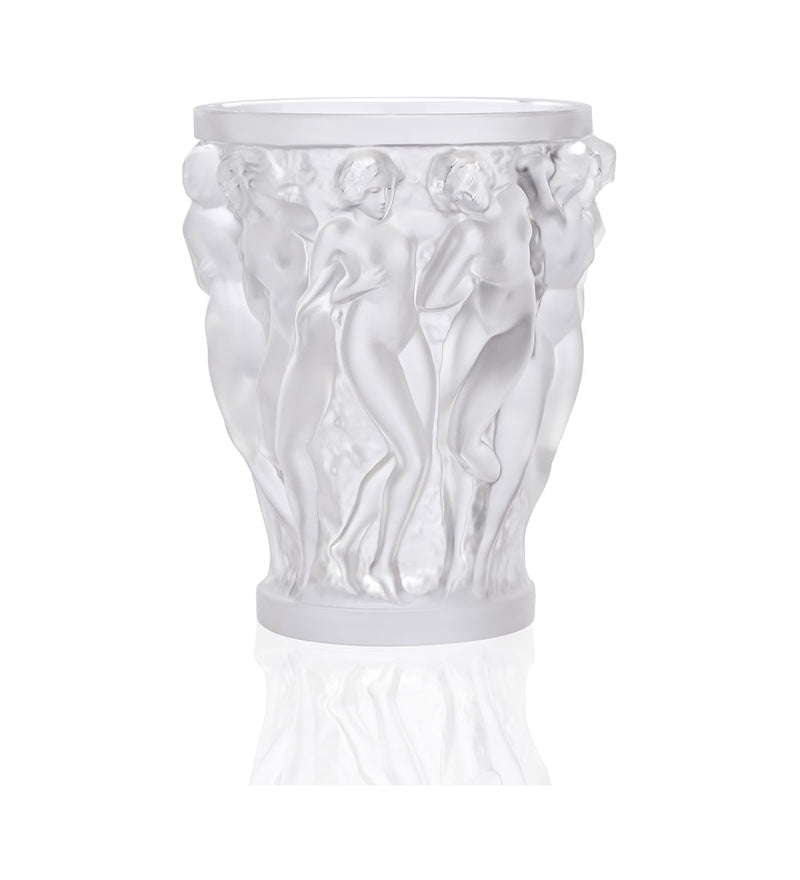 Lalique Bacchantes Clear Crystal Small Vase