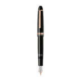 Montblanc Meisterstück LeGrand Rose Gold Coated Black Precious Resin Fountain Pen
