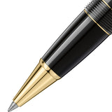 Montblanc Meisterstück LeGrand Yellow Gold Coated Black Resin Rollerball Pen