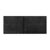 Montblanc Sartorial Calligraphy Black Leather Six Credit Card Wallet