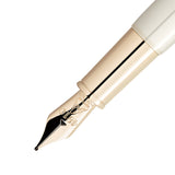 Montblanc Heritage Rouge Et Noir Baby Yellow Gold Coated Ivory Precious Resin Fountain Pen