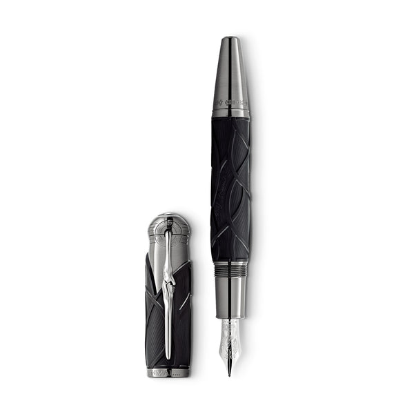 Montblanc Writers Edition Brothers Grimm Black Precious Resin Fountain Pen