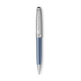 Montblanc Meisterstück Glacier Doue Platinum Coated Blue Precious Resin Ballpoint Pen