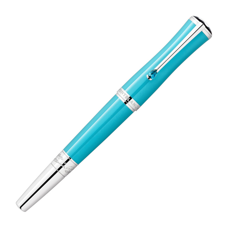 Montblanc Muses Maria Callas Turquoise Precious Resin Special Edition Rollerball Pen