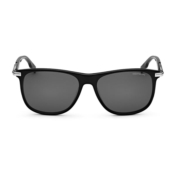 Montblanc Black Acetate Sunglasses
