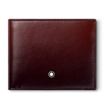Montblanc Meisterstück Burgundy Leather Six Credit Card Wallet