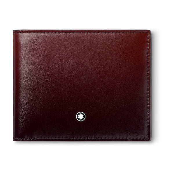 Montblanc Meisterstück Burgundy Leather Six Credit Card Wallet