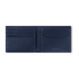 Montblanc Meisterstück Ink Blue Leather Six Credit Card Wallet
