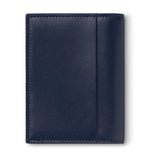 Montblanc Meisterstück Ink Blue Leather Four Credit Card Wallet