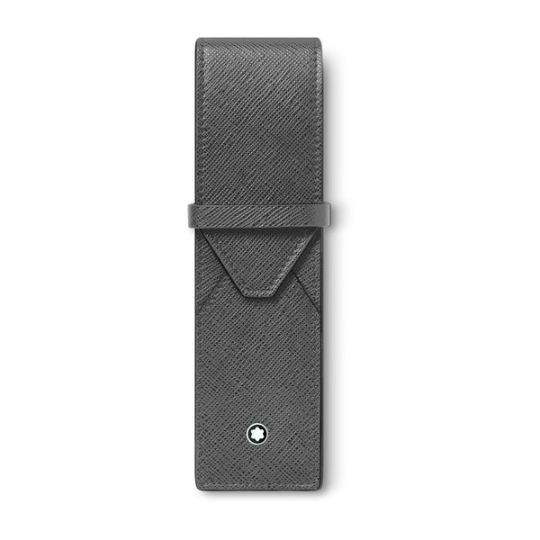 Montblanc Sartorial Forged Iron Leather Two Pen Pouch