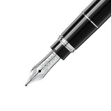 Montblanc Meisterstück Platinum Line Homage to W.A. Mozart Black Precious Resin Fountain Pen (Medium Nib)
