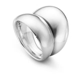 Georg Jensen Curve Sterling Silver Ring