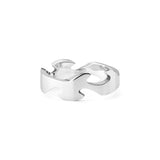 Georg Jensen Fusion 18ct White Gold Centre Ring