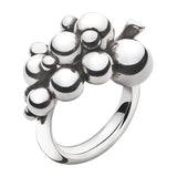 Georg Jensen Moonlight Grapes Sterling Silver Ring