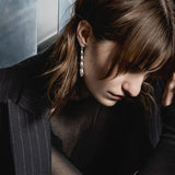 Georg Jensen Reflect Sterling Silver Drop Earrings