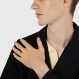 Georg Jensen Reflect 18ct Yellow Gold and Silver Ring