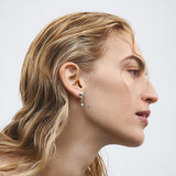 Georg Jensen Moonlight Grapes Sterling Silver Small Drop Earrings