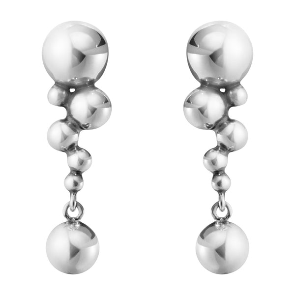 Georg Jensen Moonlight Grapes Sterling Silver Drop Earrings
