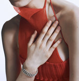 Georg Jensen Moonlight Grapes Sterling Silver Three Row Bracelet