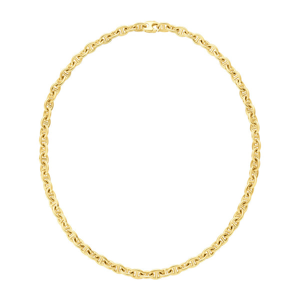 18ct Yellow Gold Oval Link Necklace