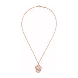 Chopard Happy Dreams 18ct Rose Gold Diamond and Pink Mother of Pearl Pendant and Chain