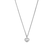 Chopard Happy Diamonds Icons 18ct White Gold Diamond Pendant and Chain