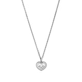 Chopard Happy Diamonds Icons 18ct White Gold Diamond Pendant and Chain