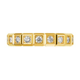 Chopard Ice Cube Medium 18ct Yellow Gold Diamond Ring