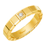 Chopard Ice Cube 18ct Yellow Gold Diamond Ring