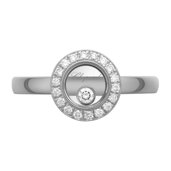 Chopard Happy Diamonds Icons 18ct White Gold Diamond Ring