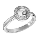 Chopard Happy Diamonds Icons 18ct White Gold Diamond Ring