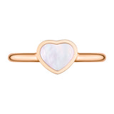 Chopard My Happy Hearts 18ct Rose Gold Mother of Pearl Ring