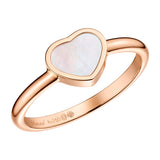 Chopard My Happy Hearts 18ct Rose Gold Mother of Pearl Ring