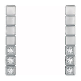 Chopard Ice Cube 18ct White Gold Diamond Drop Earrings