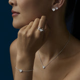 Chopard My Happy Hearts 18ct White Gold Diamond Stud Earring (Singular)