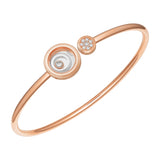 Chopard Happy Diamonds Happy Spirit 18ct Rose and White Gold Diamond Bangle