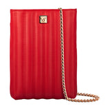 Chopard Ice Cube Red Quilted Calfskin Leather Mini Bag