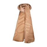 Chopard Logomania Camel Silk and Cashmere Stole