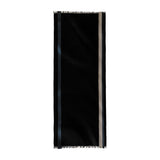 Chopard Classic Racing Black and Blue Silk, Wool and Cashmere Stole