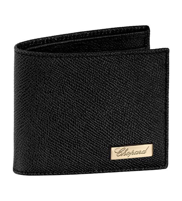 Chopard Il Classico Black Calfskin Leather 6CC Mini Wallet