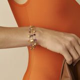 Marco Bicego Africa 18ct Yellow Gold Mixed Gemstone Bracelet